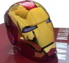 Marvel Моторизирана маска Iron Man MK5 1:1 с гласова команда Роботизирана каска Железния човек, снимка 4