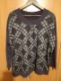 ЛИКВИДАЦИЯ 3XL КРАСИВА КАШМИРЕНА БЛУЗКА В ЛИЛАВО С ФИГУРИ, снимка 2