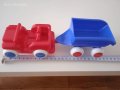 Играчка количка Jeep на Viking toys и ремарке на Flex toys, Sweden, обща дължина 28 см., снимка 8