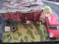 Диорама-изоставен гараж 1:24, снимка 6
