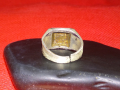 СТАРИНЕН КЛАСИЧЕСКИ РЕТРО МОДЕЛ СРЕБЪРЕН РЕГУЛИРУЕМ ПРЪСТЕН ВИСОКА ПРОБА СРЕБРО РЪЧНА РАБОТА 43237, снимка 11