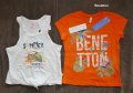 Benetton и др.тениска и потник 110-116 см нови