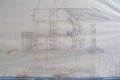 Красив стар архитектурен чертеж, скица, рисунка от преди 1944г. №5, снимка 4