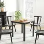 Градинска маса Outsunny, пластмаса, 78 x 78 x 74 см, снимка 10