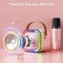 Преносима RGB караоке тонколона K12 с безжичен микрофон, снимка 3