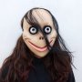 3110 Страшна Halloween маска Момо с коса, снимка 1