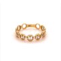 Златен дамски пръстен 1,49гр. размер:56 14кр. проба:585 модел:16483-5, снимка 1