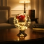 Лампа с роза и мека светлина – подарък, който остава и след празника, снимка 5