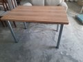 Маса с метални крака 75/120/75 см, снимка 6