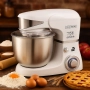 Многофункционален планетарен миксер с иноксова купа 5.5L Royalty Line RL-PKM1600, снимка 3