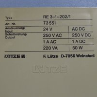 реле Lutze Variocompact Re 3-1-202/1 24V Module Relay, снимка 5 - Резервни части за машини - 37672082