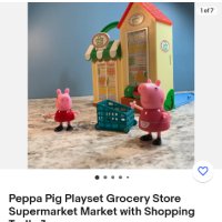 Зеленчуков магазин Пепа Пиг Grocery Shop Peppa Pig , снимка 6 - Кукли - 44264258