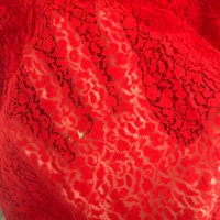 Marccain Червена дантелена плажна рокля, снимка 4 - Рокли - 30405134