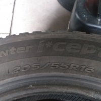 2 брHANKOOK 205/55R16'ДОТ3916 и 5.5мм мек грайфер, снимка 3 - Гуми и джанти - 36594229