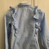 Две маркови дънкови ризи + още една ПОДАРЪК 9-10 години, снимка 11 - Детски ризи - 44714324