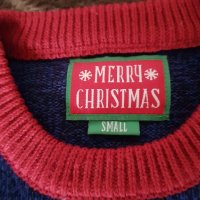 Английски Коледен ,топъл пуловер, снимка 3 - Блузи с дълъг ръкав и пуловери - 44242174