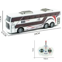Двуетажен автобус с дистанционно управление и светлини , снимка 1 - Коли, камиони, мотори, писти - 40654274
