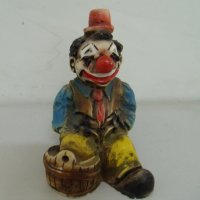 № 6309 стара фигурка - клоун  , снимка 1 - Други ценни предмети - 37036802