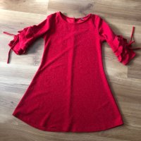Червена рокля , снимка 1 - Рокли - 42755882