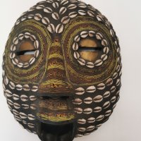 Африканска маска Ашанти от Гана, снимка 2 - Антикварни и старинни предмети - 44445919