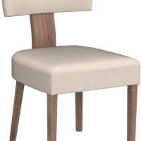 Комплект трапезни столове Wahson Mid Century от 2 ленени , снимка 6 - Столове - 44225862