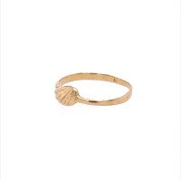 Златен дамски пръстен 1,07гр. размер:56 14кр. проба:585 модел:19563-1, снимка 2 - Пръстени - 42236897