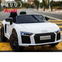 Акумулаторна кола Audi R8 Spyder 12V с меки гуми акумулаторни коли , снимка 3 - Детски велосипеди, триколки и коли - 31642277