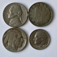 Продавам Американски USA центове монети, снимка 4 - Нумизматика и бонистика - 13551705