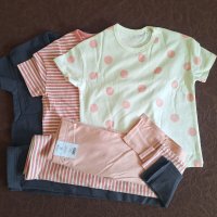 Нови комплекти блузки и клинчета. Внос от Англия., снимка 1 - Детски комплекти - 44359306