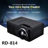 Мини видео проектор Led Projector ARD 814, снимка 2 - Плейъри, домашно кино, прожектори - 44465703