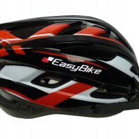 Велосипедна каска EASYBIKE черно-червена, размер S / M/Каска за мотор BMW /Гаранция 12 месеца/, снимка 1 - Спортна екипировка - 29764925