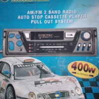 Радио/касетофон EUROTEC и ПОДАРЪК стойка за кола, снимка 1 - Радиокасетофони, транзистори - 42067009