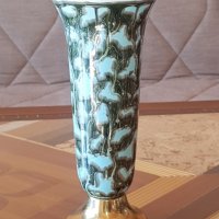 Старинна керамична ваза, снимка 2 - Вази - 30460324