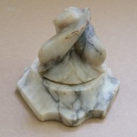 Стари Уникални ръчно резбовани в мрамор делфини, снимка 8 - Антикварни и старинни предмети - 40285966