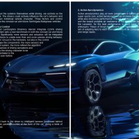 Книга списание брошура каталог Lamborghini Lanzador електромобил автомобил книжка, снимка 3 - Други - 42044118