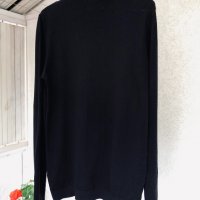Много тънко черно памучно поло унисекс, снимка 4 - Блузи с дълъг ръкав и пуловери - 31292583