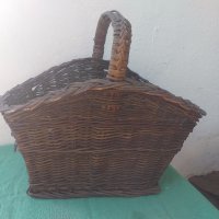 Голяма плетена кошница, снимка 1 - Градински мебели, декорация  - 30238309
