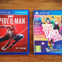 PS4 Marvel's Spider-Man или Just Dance 2020 PlayStation 4, снимка 1 - Игри за PlayStation - 44762385