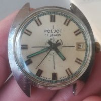 Часовник POLJOT. Made in USSR. Vintage watch. Механичен. Мъжки. ПОЛЕТ. СССР , снимка 2 - Мъжки - 44196697