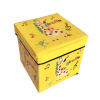 3750 Детска табуретка сгъваема кутия за играчки 2 в 1, снимка 11 - Органайзери - 41160547