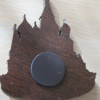 Автентичен дървен 3D магнит от Москва, Русия-серия-, снимка 6 - Колекции - 39247603