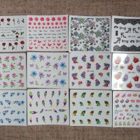 Ваденки за маникюр цветя, пеперуди GN008 - 744, снимка 2 - Продукти за маникюр - 34631921