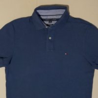 Tommy Hilfiger оригинална поло тениска S памучна фланелка, снимка 2 - Тениски - 29536141