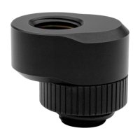 Част за охлаждане EK-Quantum Torque Rotary Offset 7 - Black, adapter fitting SS30402, снимка 1 - Други - 40268275