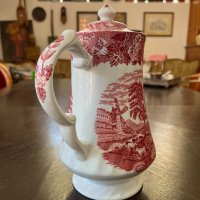 Уникално красив английски порцеланов чайник №1789, снимка 7 - Антикварни и старинни предмети - 35476419