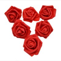 Изкуствени рози от фоам 6 - 7 см - различни цветове , снимка 3 - Изкуствени цветя - 40810808