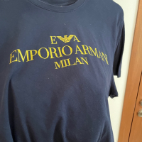 Мъжка тениска Emporio Armani XL, снимка 2 - Тениски - 44569855