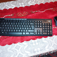Комплект LOGITECH клавиятура и мишка, снимка 2 - Клавиатури и мишки - 44781502