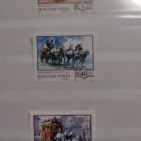 Красива колекция 3 бр. Унгарски пощенски марки 1977 г., снимка 1 - Филателия - 44694390