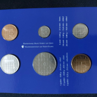 Нидерландия 2001 - Комплектен сет от 6 монети, снимка 2 - Нумизматика и бонистика - 44516297